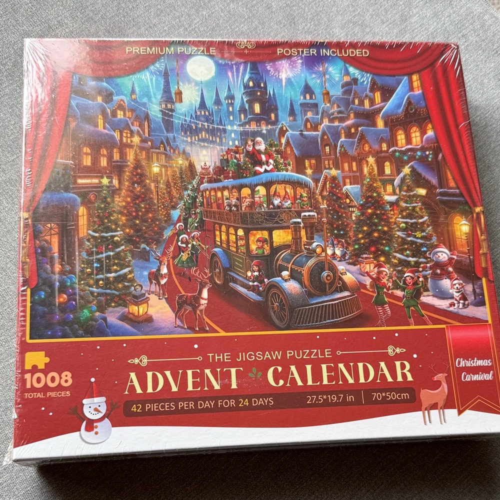 Christmas Carnival Advent Calendar Jigsaw Puzzle - 1008 pieces